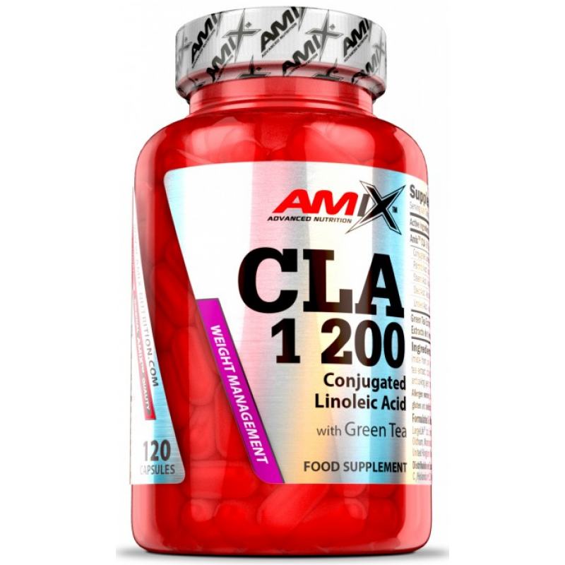 Amix Nutrition CLA 1200 rohelise tee ekstrakt 120 kapslit foto