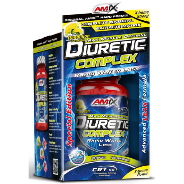 Amix Nutrition Diuretic Complex 90 capsules BOX fotogrāfija