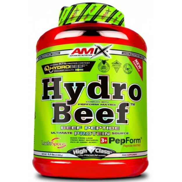 Amix Nutrition HydroBeef High Class Говяжий протеин 2 кг фото