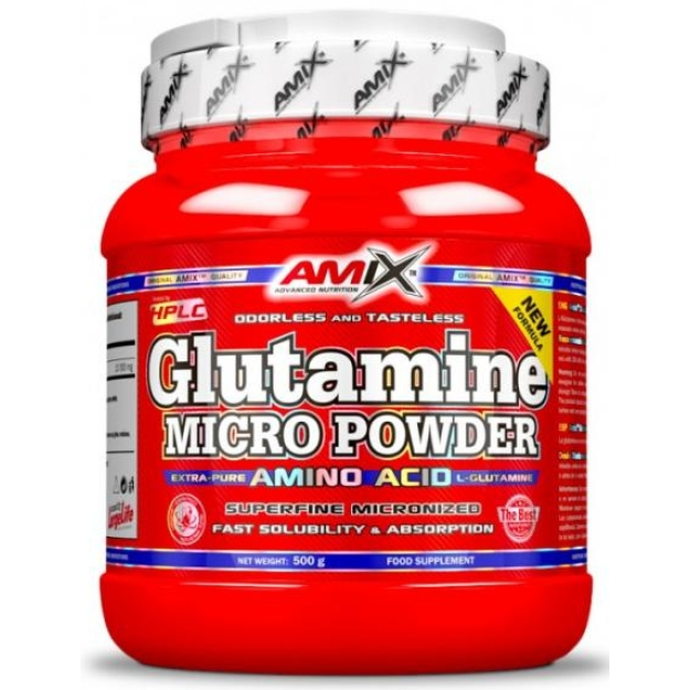 Amix Nutrition L- glutamine 500 g paveikslėlį Amix Nutrition L- glutamine 500 g nuotrauka