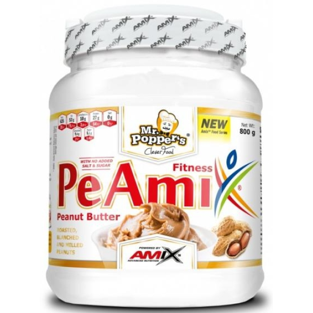 Amix Nutrition Mr.Popper's PeAmix Fitness Peanut Butter 800 g Smooth photo