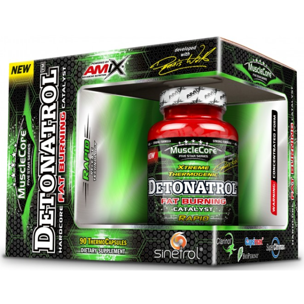 Amix Nutrition MuscleCore® DW - Detonatrol® Fat Burner 90 capsules BOX photo