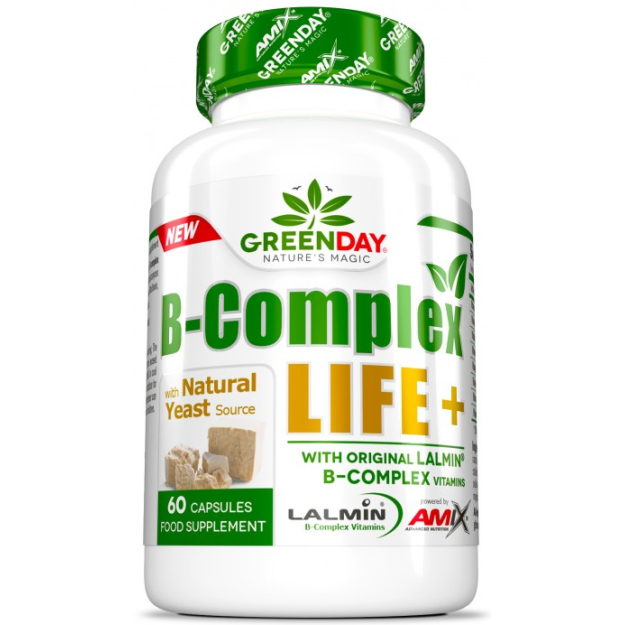 Amix Nutrition GreenDay® B-Complex LIFE - NATURAL + 60 kapslit foto