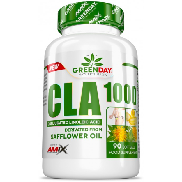 Amix Nutrition GreenDay® CLA 1000 90 geelkapslit pilt Amix Nutrition GreenDay® CLA 1000 90 geelkapslit foto
