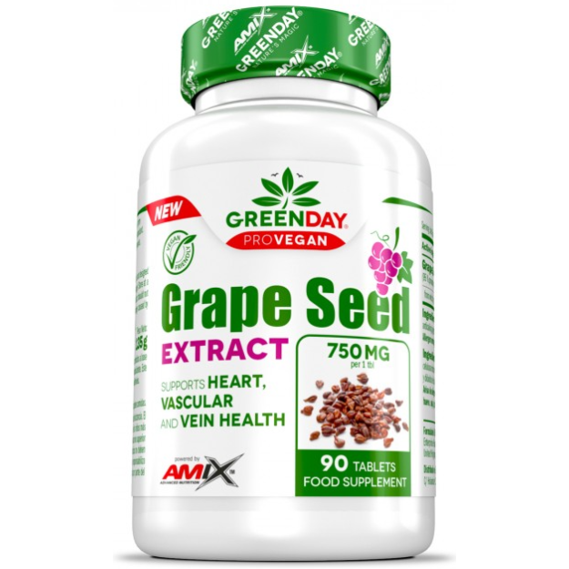 Amix Nutrition GreenDay® ProVEGAN Экстракт виноградных косточек 90 таблеток фото
