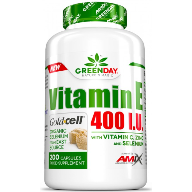 Amix Nutrition GreenDay® Vitamiin E400 RÜ LIFE + 200 kapslit pilt Amix Nutrition GreenDay® Vitamiin E400 RÜ LIFE + 200 kapslit foto