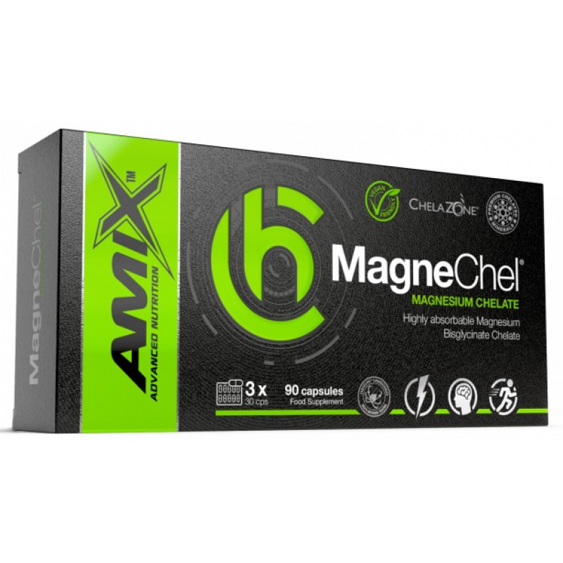 Amix Nutrition ChelaZone® MagneChel® magneesiumbisglütsinaat Chelate 90 Vegan kapslid foto