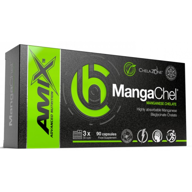 Amix Nutrition ChelaZone® MangaChel® mangaanbisglütsinaat Chelate 90 Vegan kapslid foto