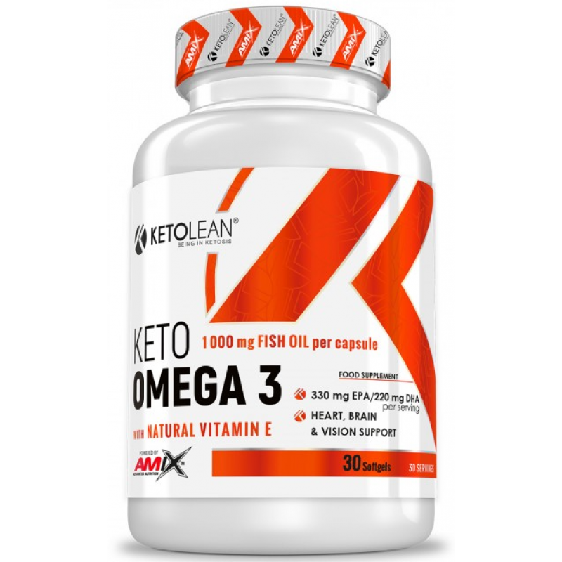 Amix Nutrition KetoLean® Keto Omega 3 (330 mg / 220 mg) - 30 geelkapslit