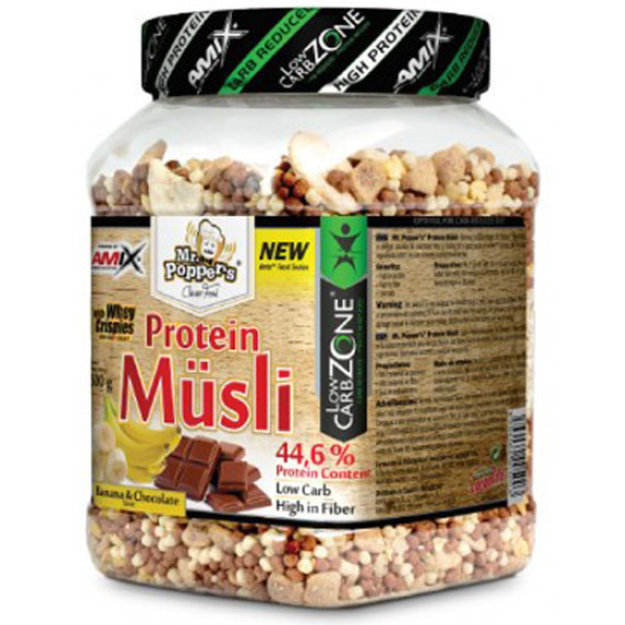 Amix Nutrition Mr.Popper´s - LowCarb Protein Müsli 500 g photo