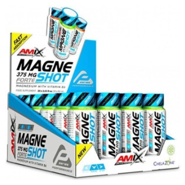 Amix Nutrition Performance Amix® MagneSHOT FORTE 375 mg 20x60 ml pilt Amix Nutrition Performance Amix® MagneSHOT FORTE 375 mg 20x60 ml foto