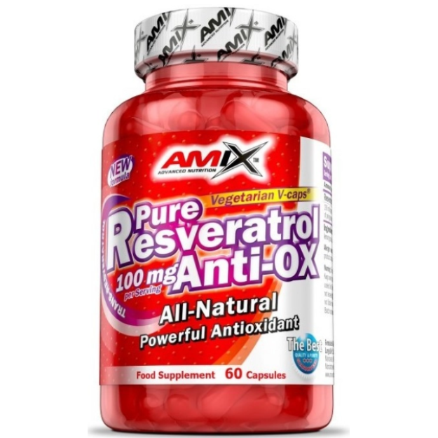 Pure Resveratrol Anti-OX 100 mg formula 60 kapslit