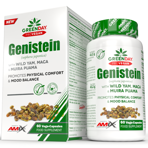 Amix Nutrition GreenDay® Genistein 60 vege capsules nuotrauka