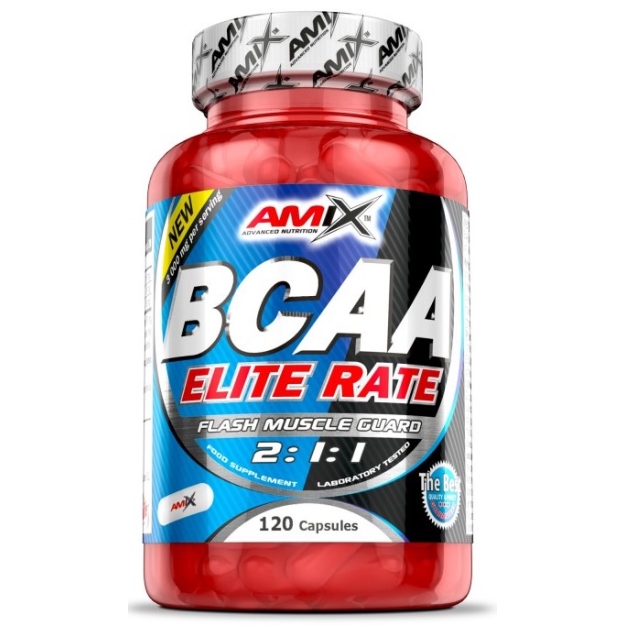 Amix Nutrition BCAA Elite Rate 120 capsules paveikslėlį Amix Nutrition BCAA Elite Rate 120 capsules nuotrauka