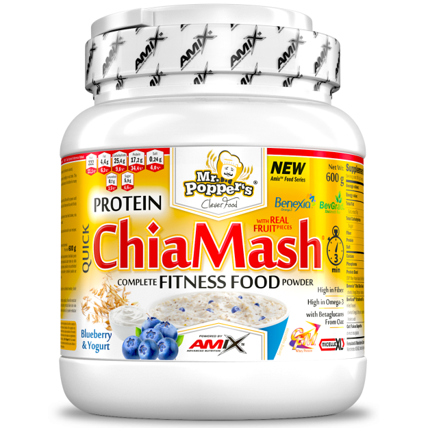 Amix Nutrition Mr.Popper's ChiaMash 600 g fotogrāfija