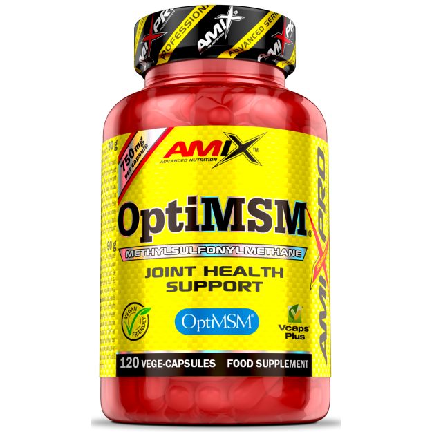 Amix Nutrition OptiMSM® 120 vege capsules bilde Amix Nutrition OptiMSM® 120 vege capsules fotogrāfija