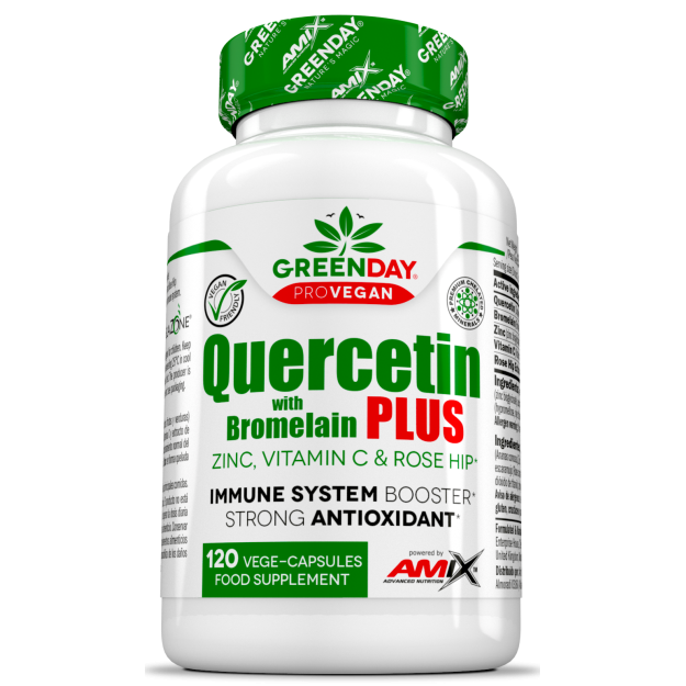 Amix Nutrition GreenDay® ProVEGAN Кверцетин и Бромелайн Plus 120 капсул фото