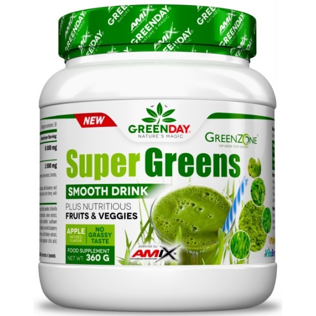 Amix Nutrition GreenDay Super Greens Smooth Drink 360 г фото