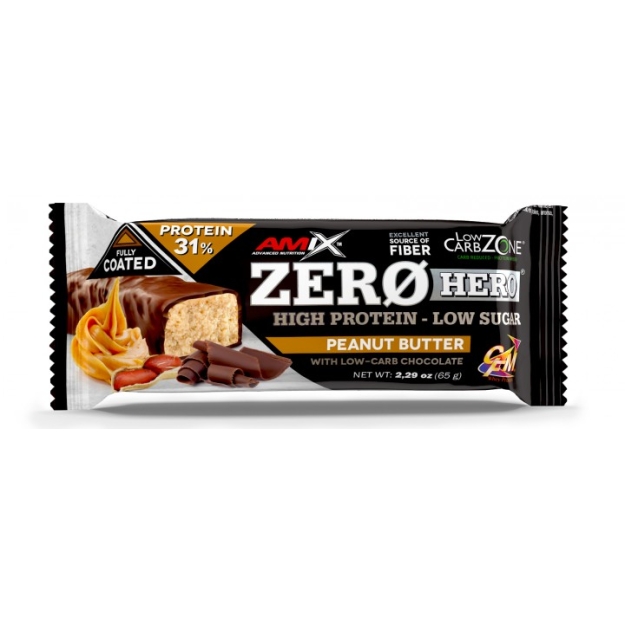 Amix Nutrition Low-Carb ZeroHero® Protein Bar 65 g picture Amix Nutrition Low-Carb ZeroHero® Protein Bar 65 g photo