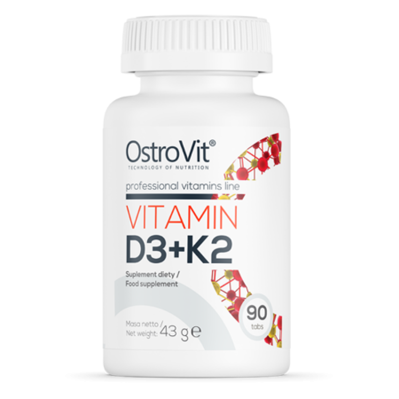 Ostrovit D3-vitamiin + K2 90 tabletti foto
