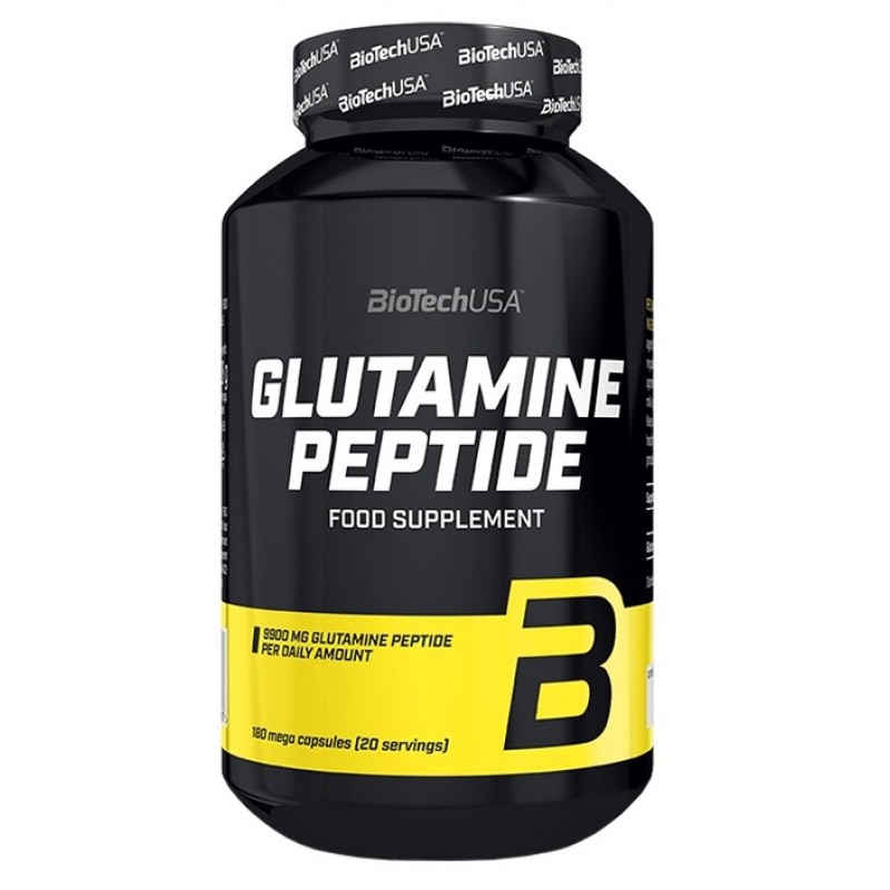 Biotech USA Glutamine Peptide 180 caps foto
