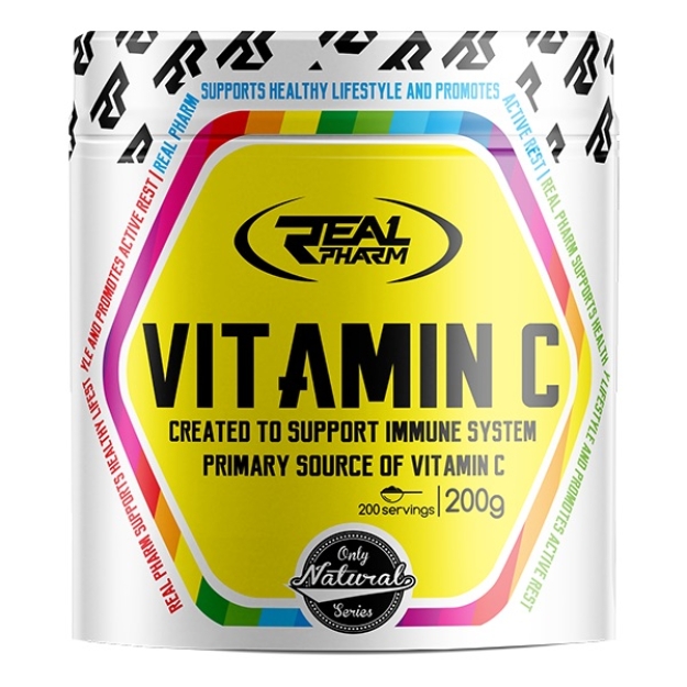 Real Pharm Vitamin C 200g pilt Real Pharm Vitamin C 200g foto