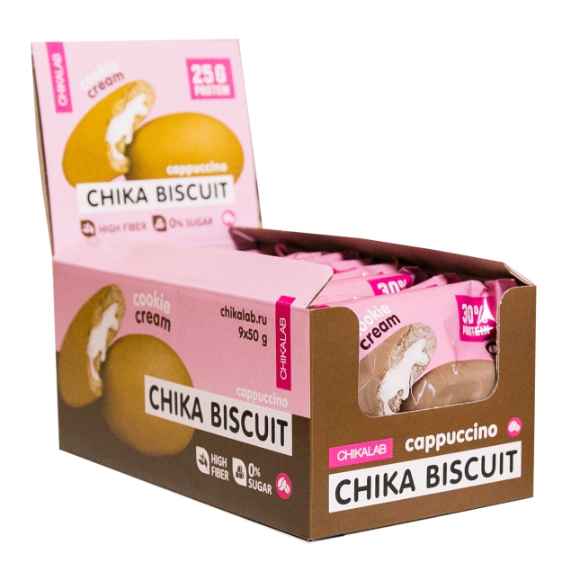 Bombbar Chika Biscuit cappuccino 50g picture Bombbar Chika Biscuit cappuccino 50g photo