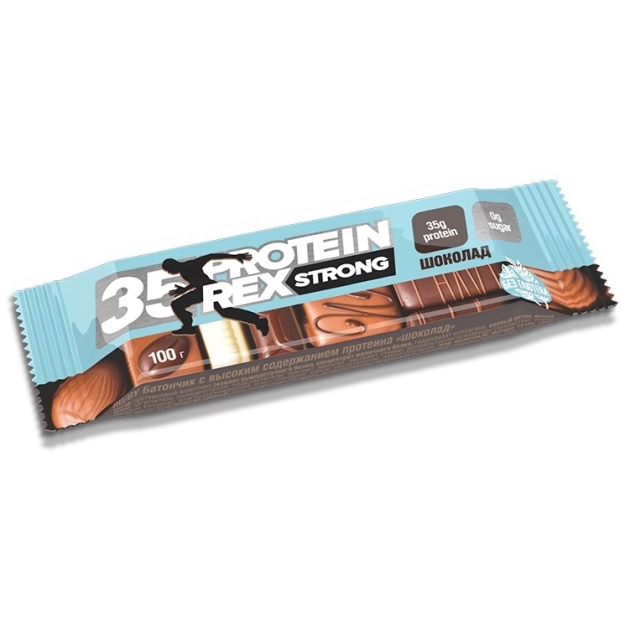 Protein Rex Proteiinibatoon 100g Šokolaadimaitseline pilt Protein Rex Proteiinibatoon 100g Šokolaadimaitseline foto