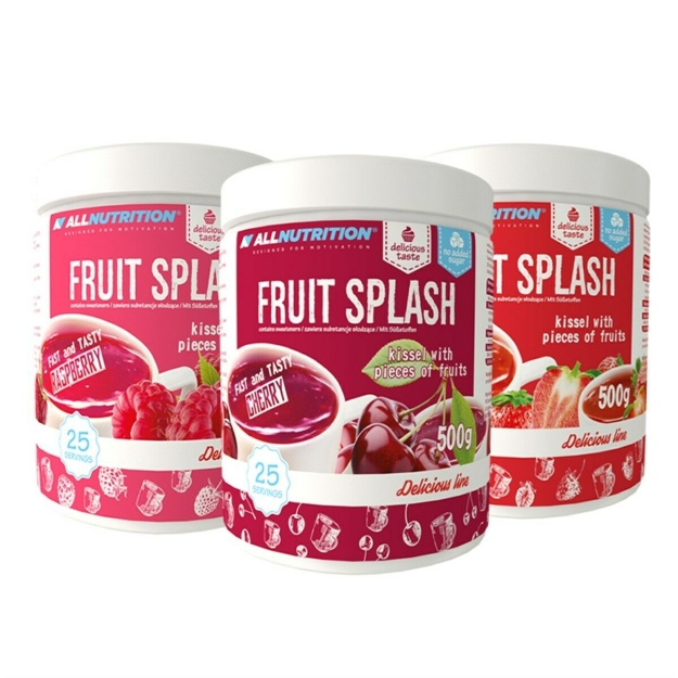 AllNutrition Fruit Splash kissell 500g maasika foto