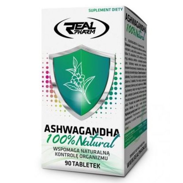 Real Pharm Ashwagandha 100% NATURAL 90 tabs фото