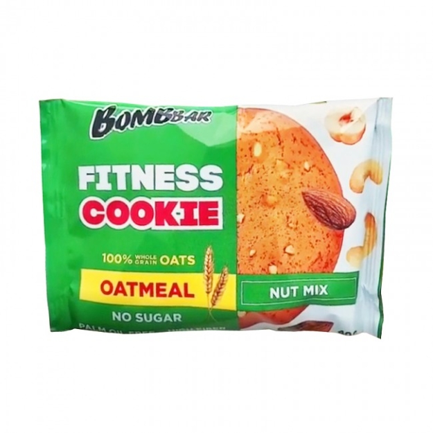 Bombbar Овсяное fitness печенье 40g ОРЕХОВЫЙ МИКС фото