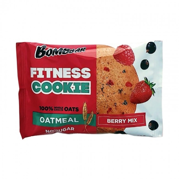 Bombbar Fitness oatmeal cookie 40g berry mix photo