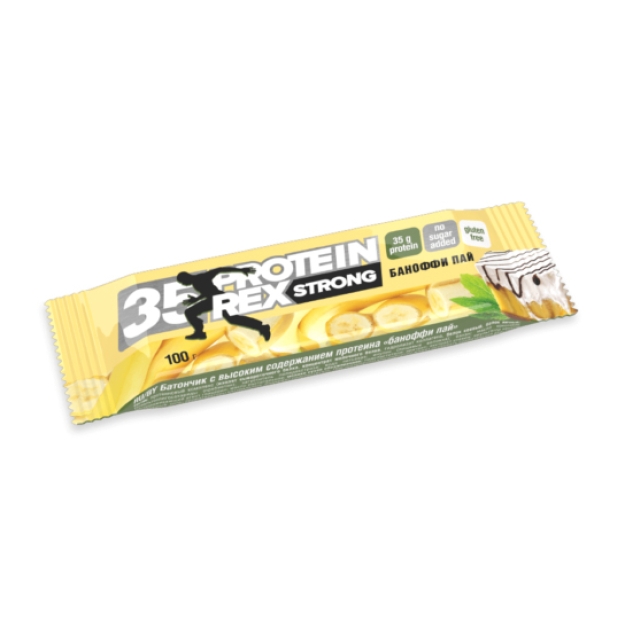 Protein Rex Valgubatoon Banoffee pie” 100g pilt Protein Rex Valgubatoon Banoffee pie” 100g foto