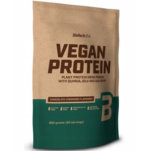 Biotech USA Vegan Protein 500 g paveikslėlį Biotech USA Vegan Protein 500 g nuotrauka