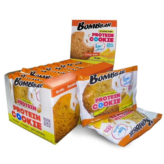 Bombbar Proteiiniküpsis 40g , Apelsiin Ingver picture Bombbar Proteiiniküpsis 40g , Apelsiin Ingver photo