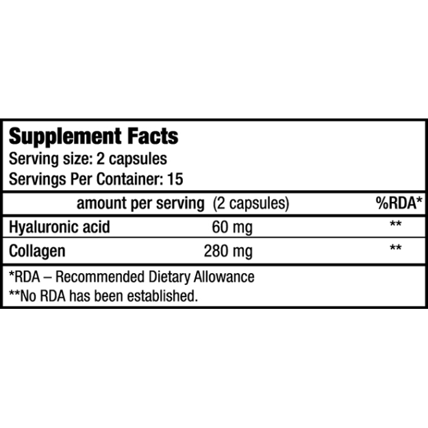 Biotech USA Hyaluronic & Collagen, 30caps pilt Biotech USA Hyaluronic & Collagen, 30caps foto