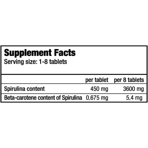 Biotech USA Spirulina 100 tabs picture Biotech USA Spirulina 100 tabs photo
