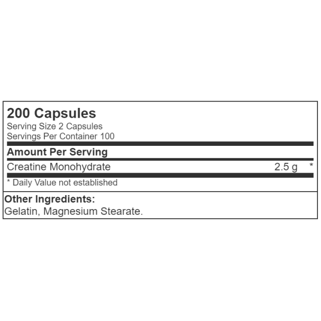 Optimum Nutrition Creatine 2500 200caps bilde Optimum Nutrition Creatine 2500 200caps fotogrāfija
