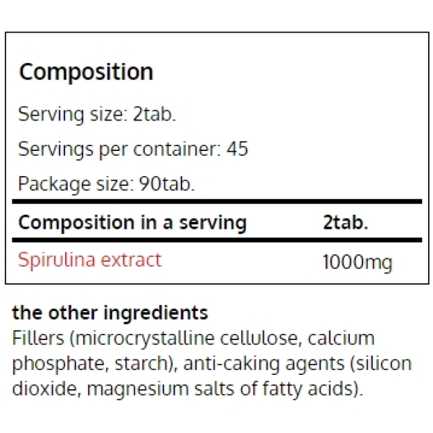 Ostrovit Spirulina 90 tabletti pilt Ostrovit Spirulina 90 tabletti foto