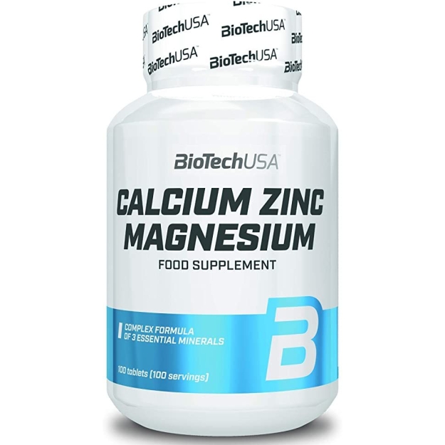 Calcium Zinc Magnesium 100 Tabs