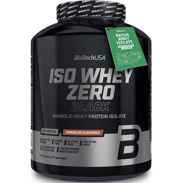 Biotech USA Iso Whey Zero black 2270 g - baltyminis gėrimas nuotrauka