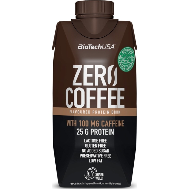 Biotech USA Zero Coffee 330 ml - caffe latte foto
