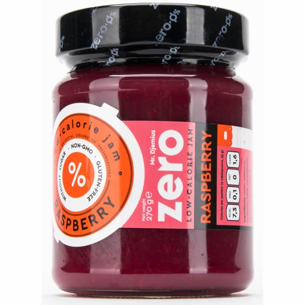 Mr Djemius Zero Vähese kalorisisaldusega moos, Vaarika 270 g photo