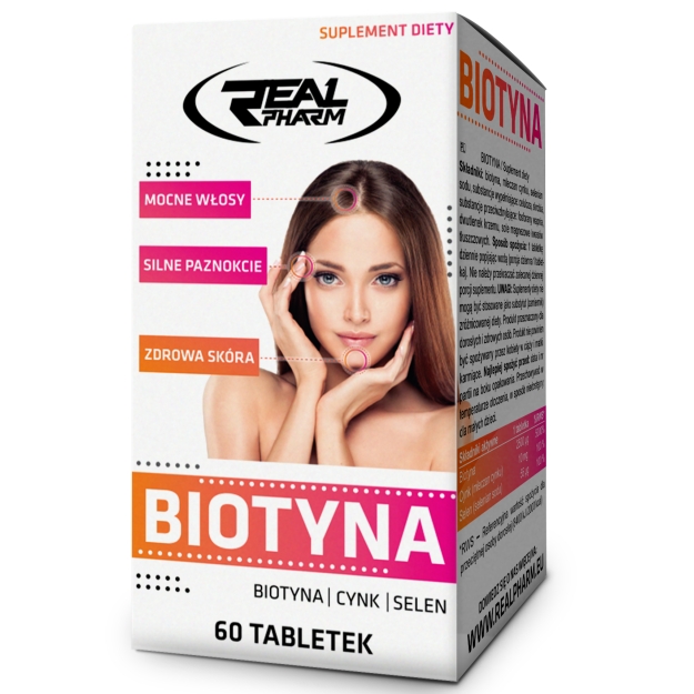 Real Pharm Biotyna 60tab nuotrauka