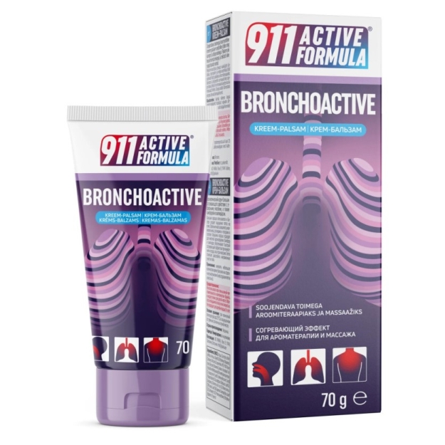911 Active Formula Bronchoactive krēms-balzams 70 g 911 Active Formula Bronchoactive krēms-balzams 70 g