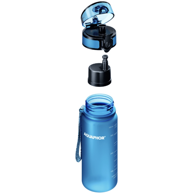 Aquaphor Butelis su City filtru 350 ml - Mėlynas Aquaphor Butelis su City filtru 350 ml - Mėlynas