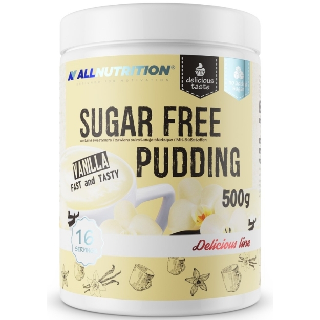 AllNutrition Be cukraus pudingas 500 g, vanilė paveikslėlį AllNutrition Be cukraus pudingas 500 g, vanilė nuotrauka