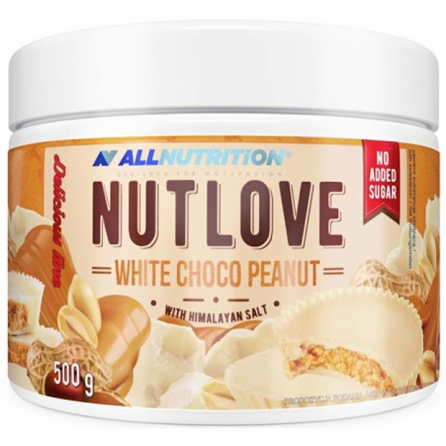 AllNutrition Nutlove 500 g white choco peanut picture AllNutrition Nutlove 500 g white choco peanut photo