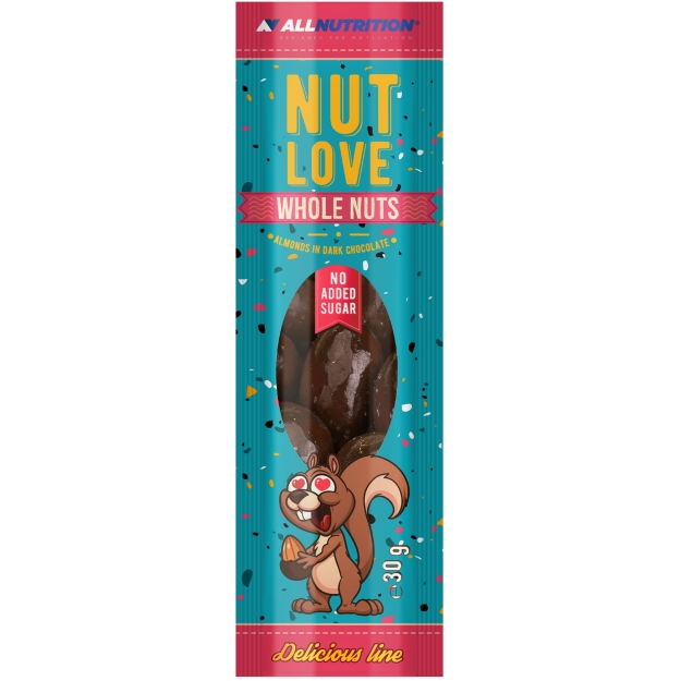 Nutlove Whole Nuts almonds in dark chocolate 30 g