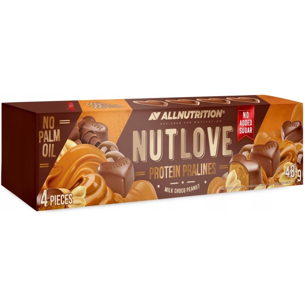 Nutlove protein pralines 48 g - milk choco peanut